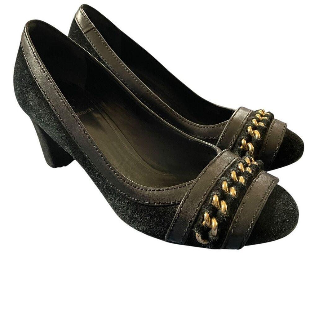 Tory Burch Salem Suede Pumps High Heel Shoes
